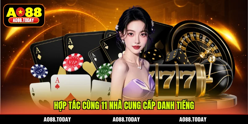 Hợp tác cùng 11 nhà cung cấp danh tiếng