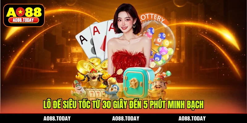 Lô đề siêu tốc từ 30 giây đến 5 phút minh bạch